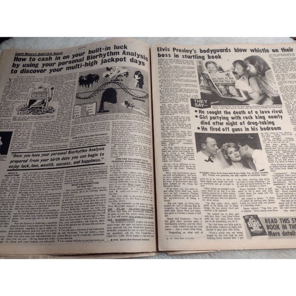 Star Magazine Aug 1977 Elvis Exclusive Cary Grant Killer Son Of Sam Jimmy Carter - Picture 2 of 6